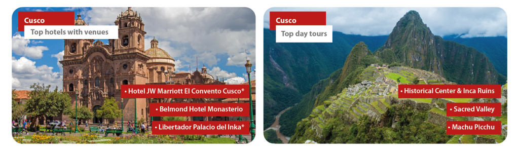 Peru Cusco Incentive Travel Day tours